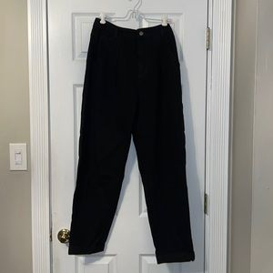 Shein Black Folded/Cuffed Jeans